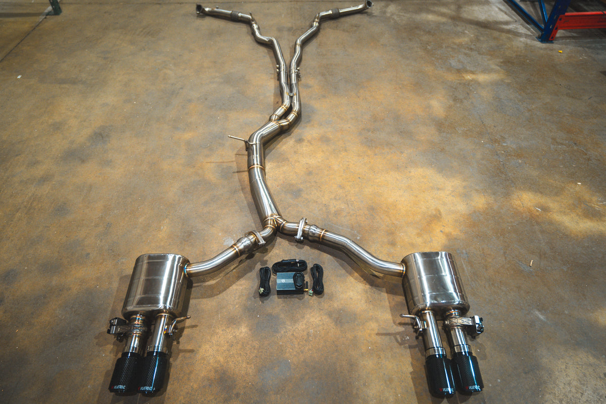 Valvetronic Designs valved sport exhaust for Audi B9 S4 S5