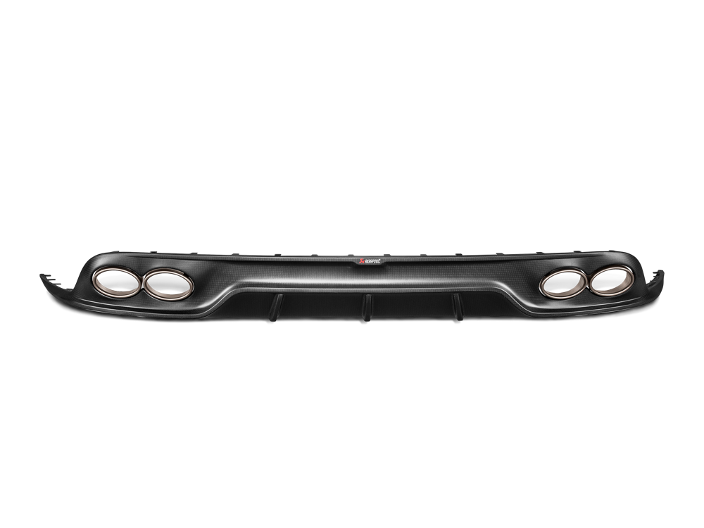 Akrapovic Rear Carbon Fibre Diffuser - Matte for Porsche 991.2 Turbo / Turbo S