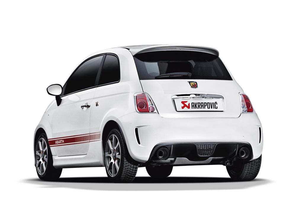 Akrapovic Slip-On Line (SS) for Abarth 500/595 without TailPipes