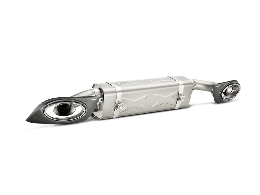 Akrapovic Slip-On Line (Titanium) for Porsche 911 Turbo/Turbo S (991)