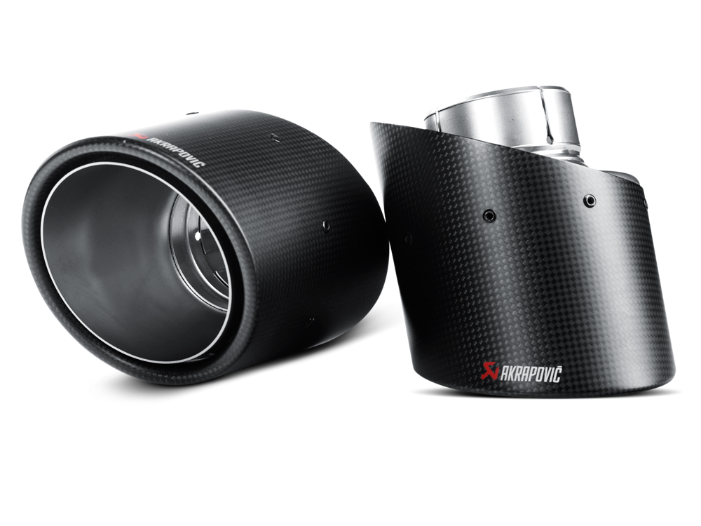 Akrapovic Carbon Tail Pipe Set for Abarth 500/500C