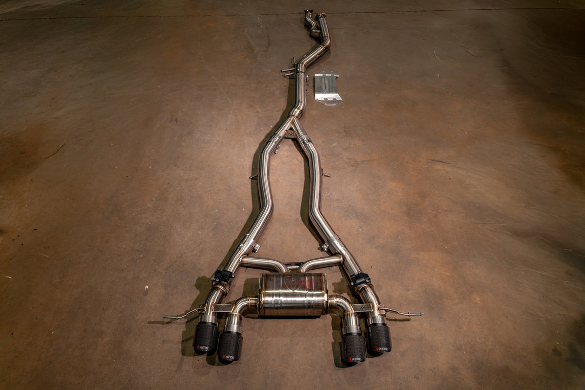 Valvetronic Designs valved sport exhaust for BMW G8x M3 M4