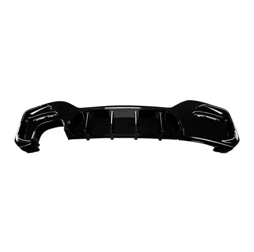 BMW 1 Series F20 F21 LCI M Sport (Gloss Black) V2 Rear Bumper Diffuser (Twin Left Exhaust)