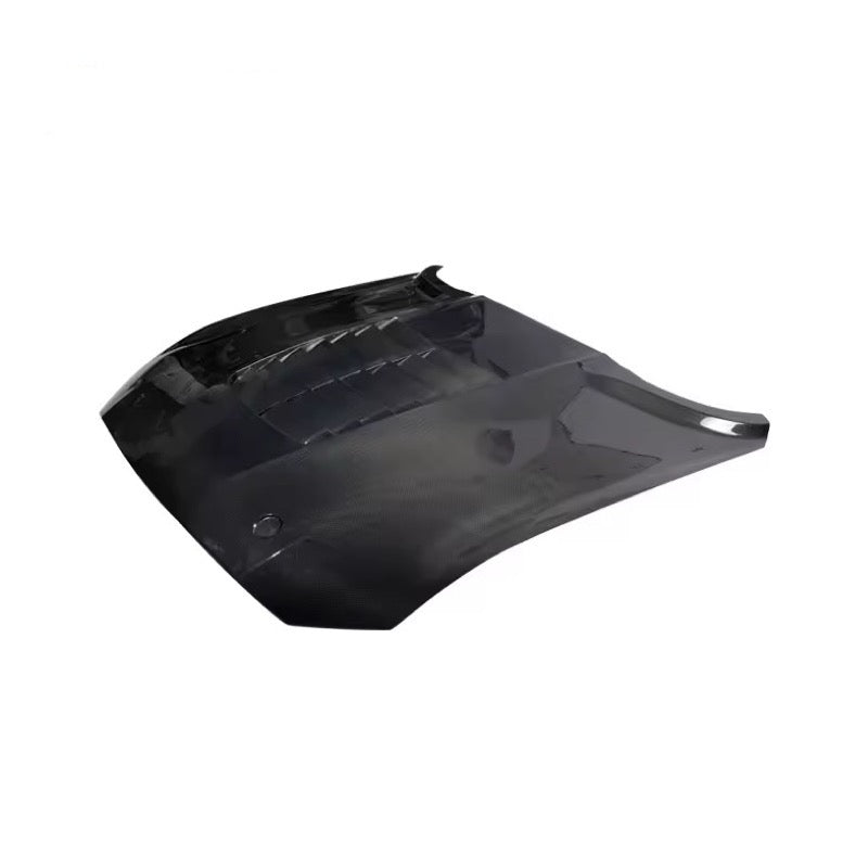 Vero Motorsport Ford Mustang GT500 style carbon fibre bonnet, close-up detail