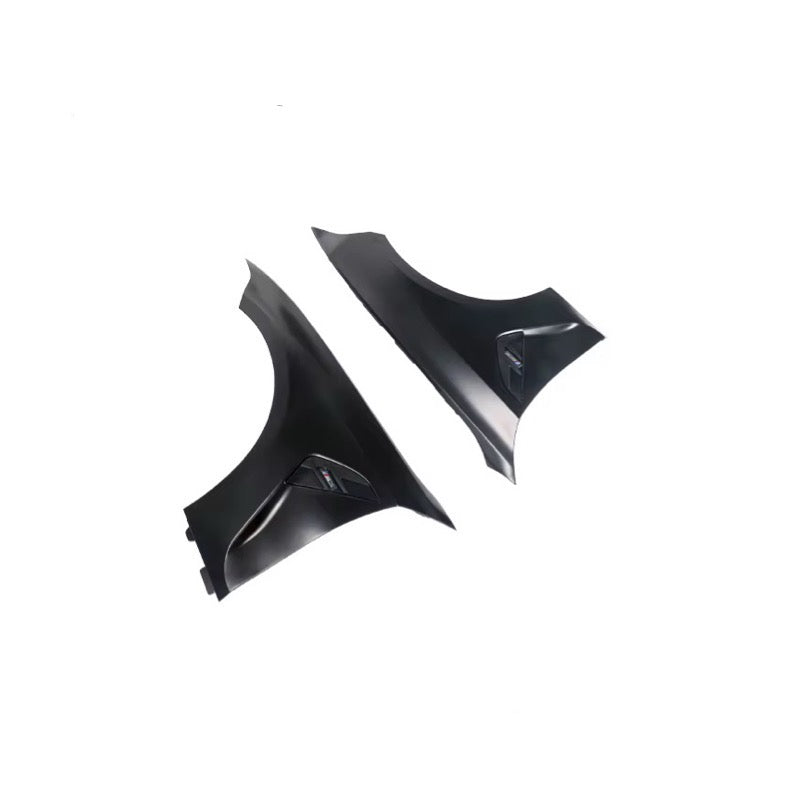 Vero Motorsport BMW 3 Series G20 M3 style iron front fenders, fitted view