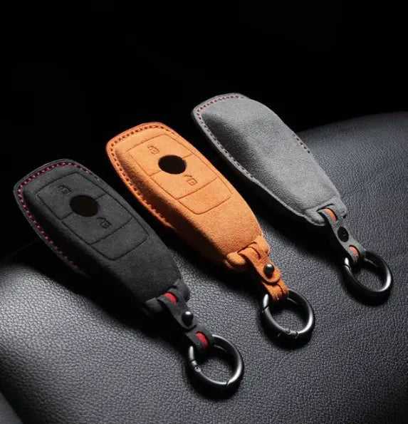 Vero Motorsport Mercedes-Benz Alcantara suede key cover finish detail