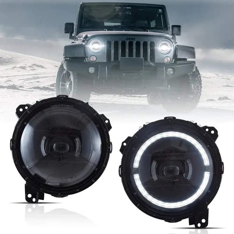 VLAND 2018-2024 JEEP WRANGLER (JL) & GLADIATOR LED HEADLIGHTS