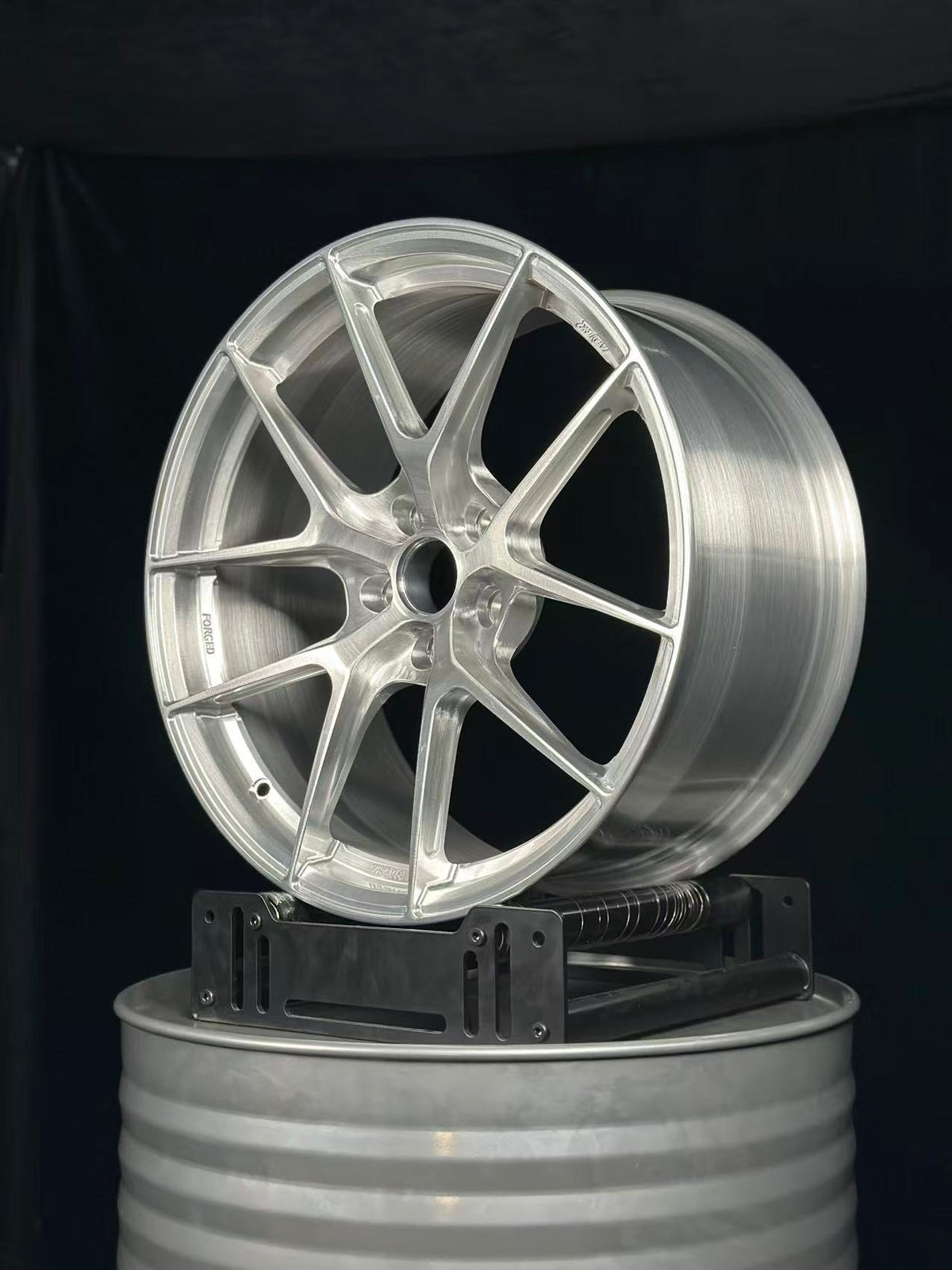 WheelWork Customs VS5R 5-spoke forged performance wheels, close-up detail
