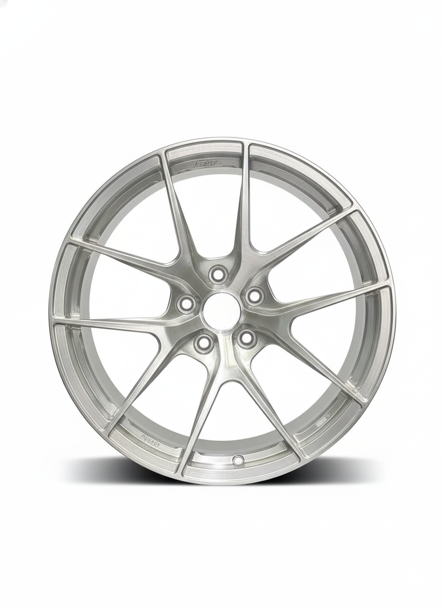WheelWork Customs VS5R 5-spoke forged performance wheels, front angle view
