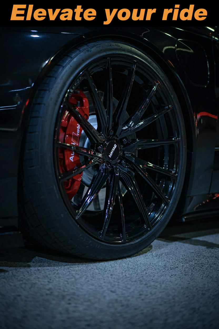 WheelWork Customs VX410R custom forged wheels, side profile view