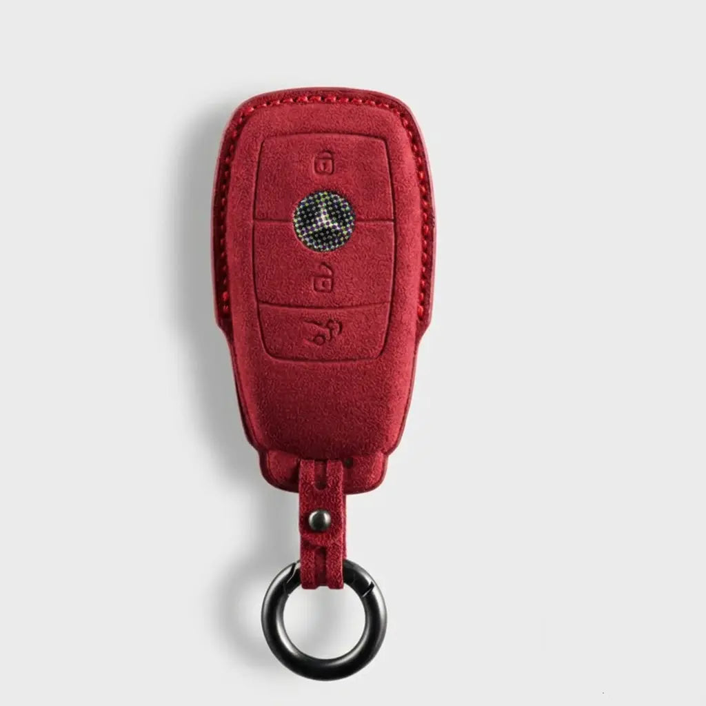 Vero Motorsport Mercedes-Benz Alcantara suede key cover reverse view