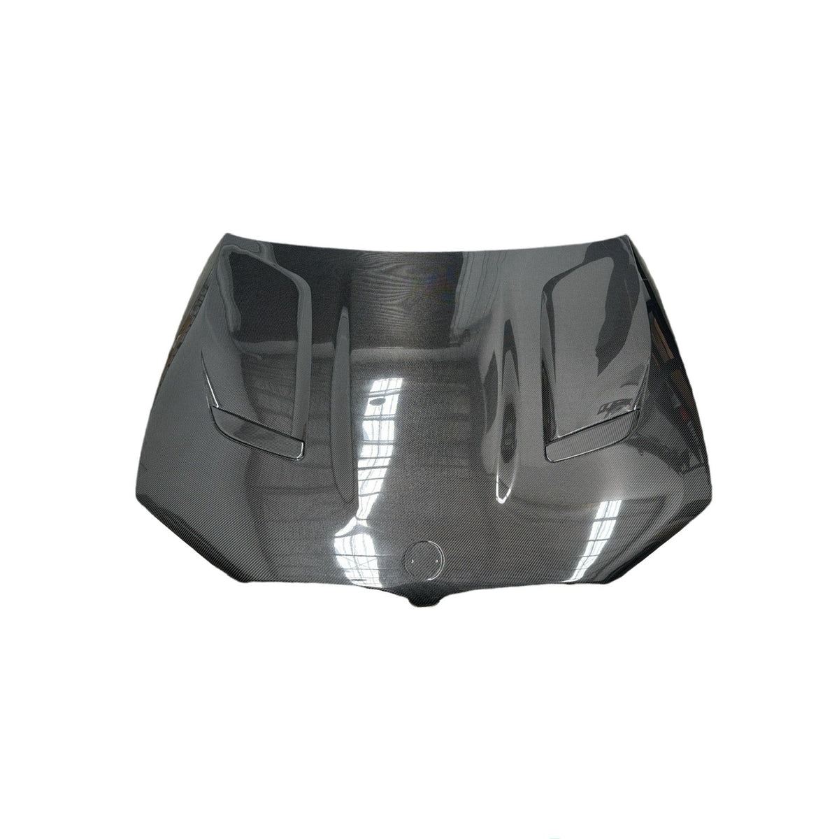 Vero Motorsport BMW 5 Series F90 G30 G31 CS style carbon fibre bonnet 2017-2023 angle view