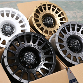 WheelWork Customs 605 off-road wheels in champion white, spoke detail
