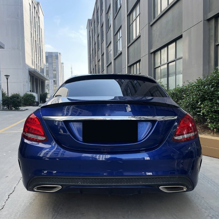 Vero Motorsport Mercedes-Benz C-Class Sedan rear spoiler 2014-2021 angle view