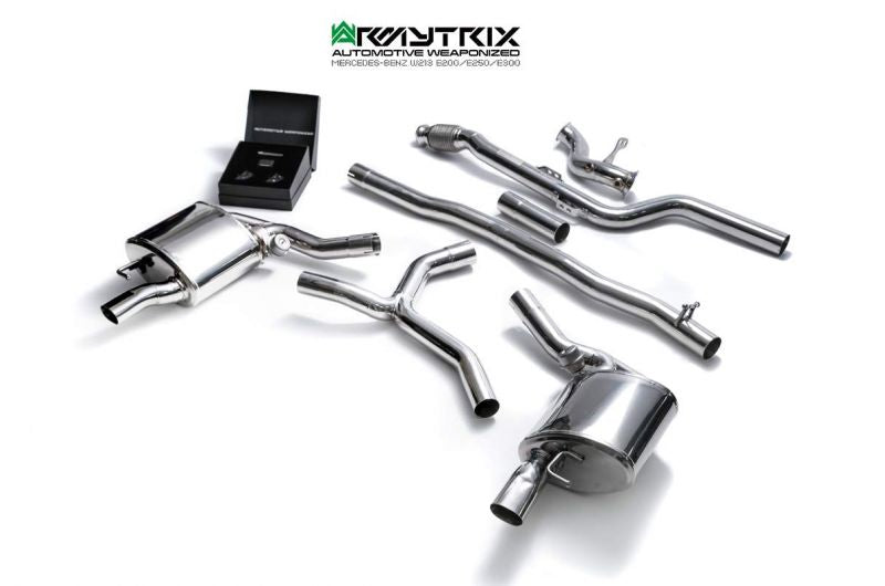 Armytrix Stainless Steel Valvetronic Cat Back Exhaust System Mercedes E200/E250/E300 W213 Saloon/Estate 16+