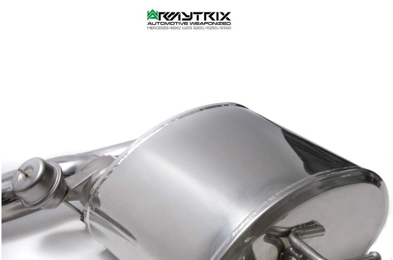 Armytrix Stainless Steel Valvetronic Cat Back Exhaust System Mercedes E200/E250/E300 W213 Saloon/Estate 16+